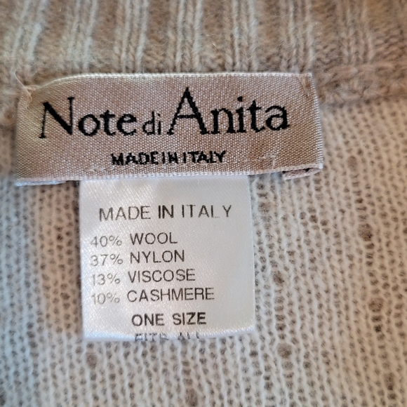 Note di Anita one size beige sweater vest - Picture 3 of 8